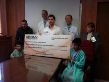 Dip. Gerardo Serrano entrega donativo a Hospital Central